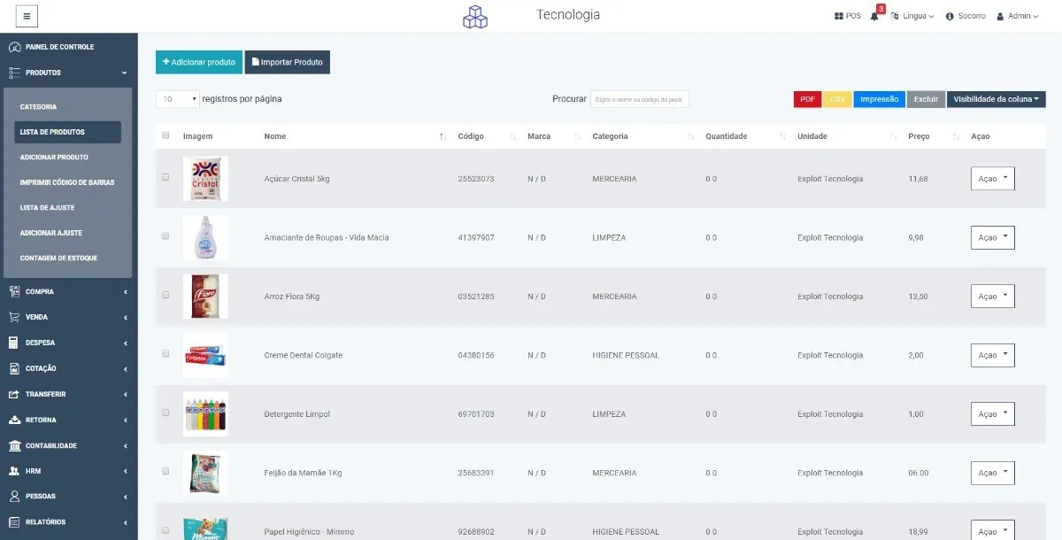 Sistema de Gerenciamento de Estoque Com Pdv, rh, Contabilidade Php - Imagem 3