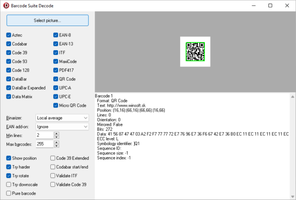 Winsoft Barcode