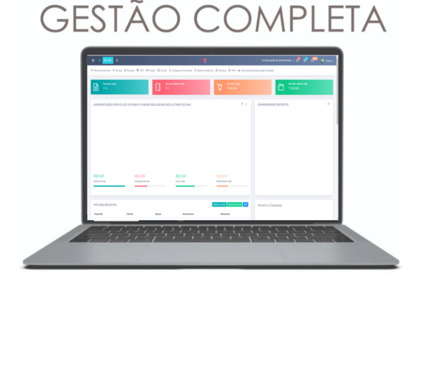 Sistema Controle de Estoque + Gestão de Vendas e PDV