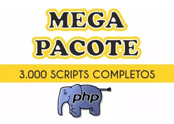 Pacote 3000 scripts php