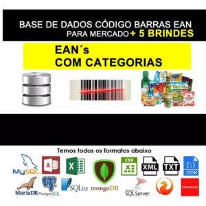 Banco de Dados de Produtos – Mais de 510 Mil Itens com EAN, NCM, CEST e 112.800 Imagens de Alta Qualidade